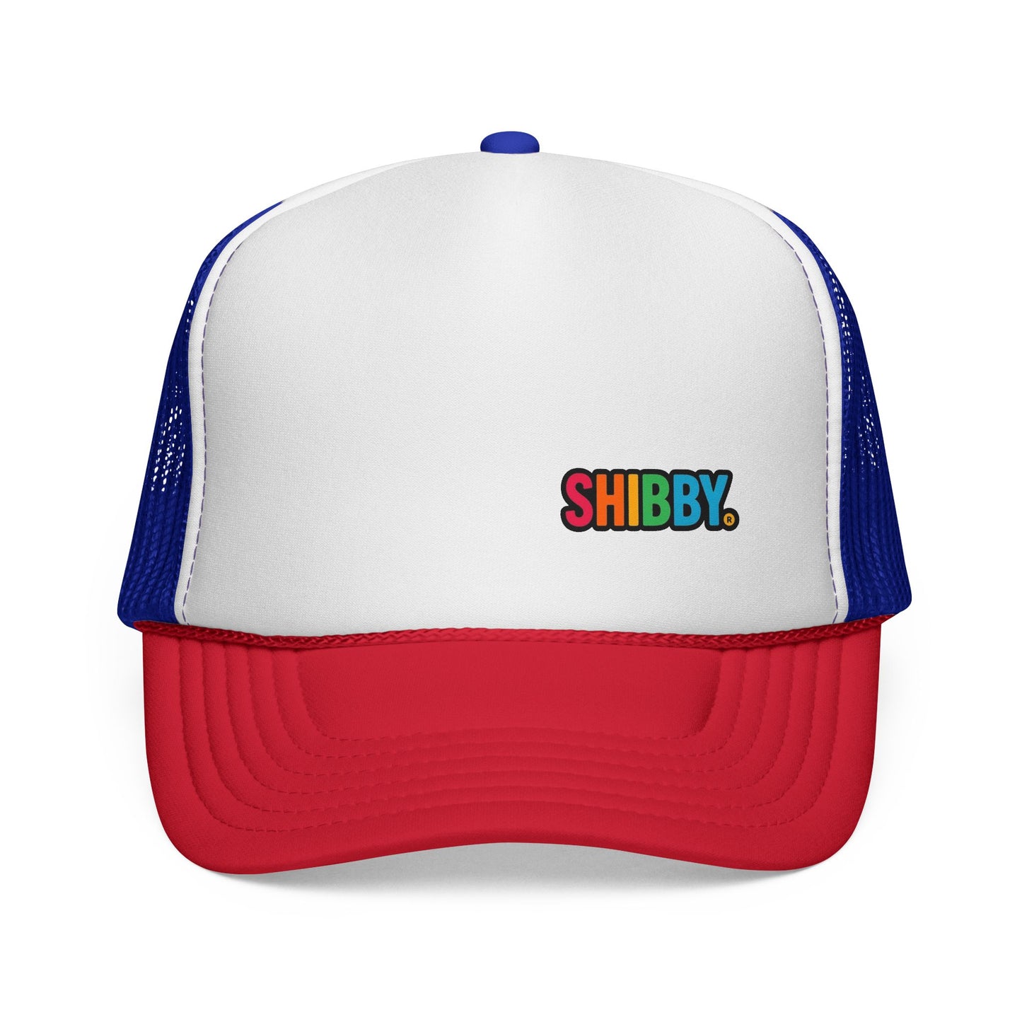 Vibrant 'SHIBBY' Trucker Cap - Colorful Retro Style for All Occasions