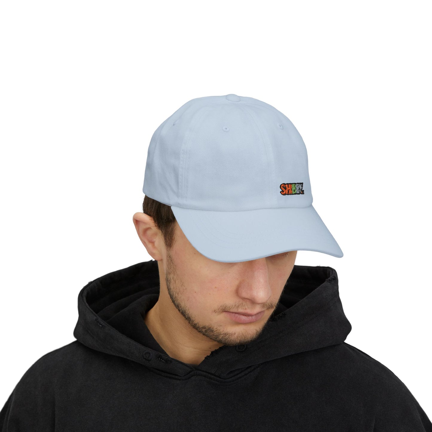 Classic Dad Cap — Embroidered "SHIBBY" Color-Block Logo Hat