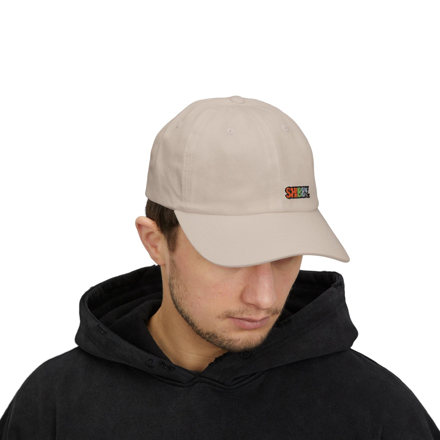 Classic Dad Cap — Embroidered "SHIBBY" Color-Block Logo Hat