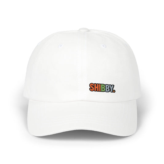 Classic Dad Cap — Embroidered "SHIBBY" Color-Block Logo Hat