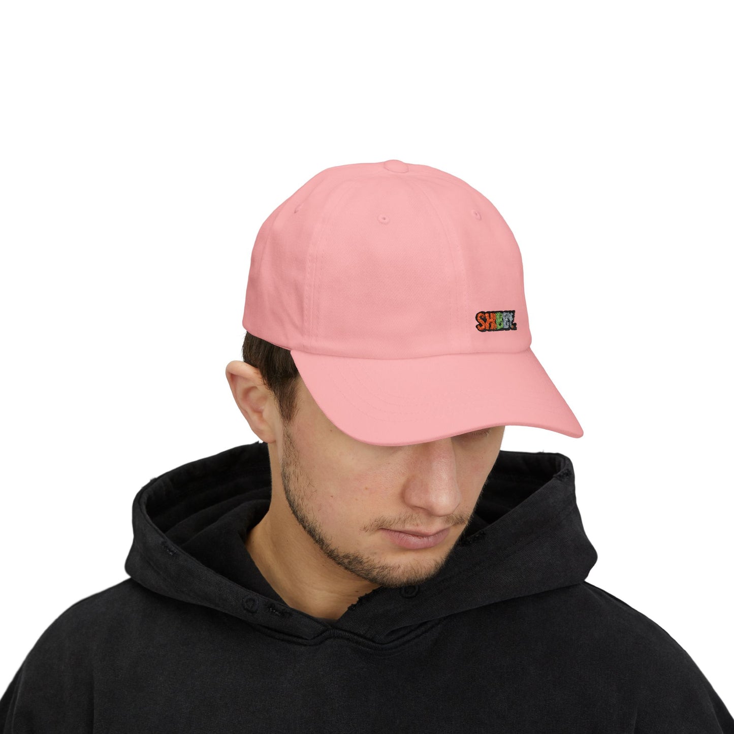 Classic Dad Cap — Embroidered "SHIBBY" Color-Block Logo Hat
