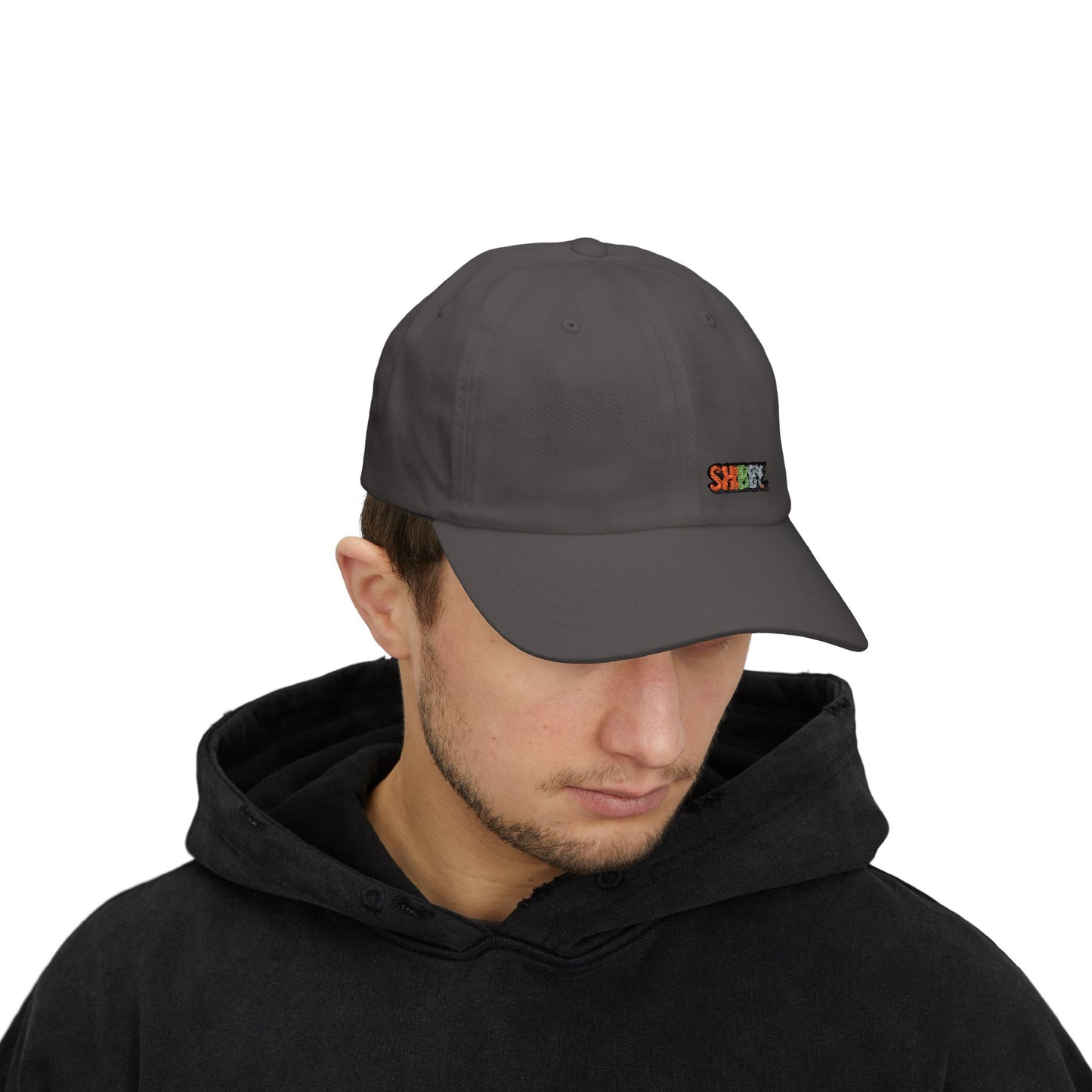 Classic Dad Cap — Embroidered "SHIBBY" Color-Block Logo Hat